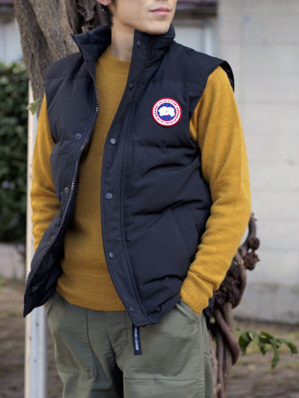 CANADA GOOSE (カナダグーススーパーコピー)/メンズ/GARSON VEST(ギャルソンベスト)/BLACK 622040030